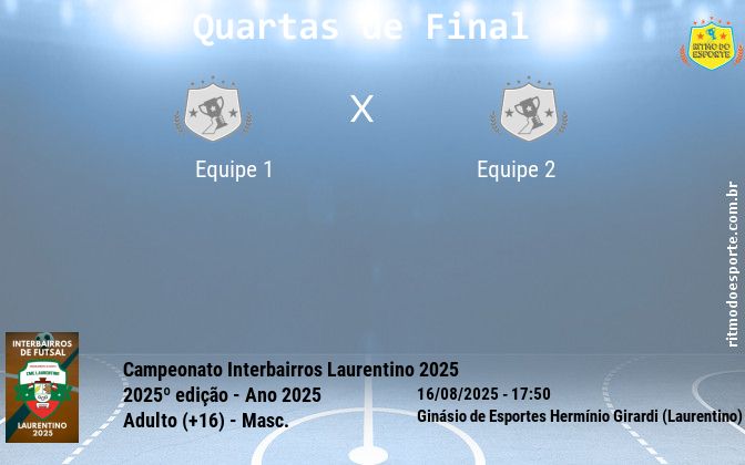 Resultado da partida